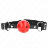 Kink Gag Breathable With Double River Leather (4,5 Cm) | Shoptok.si