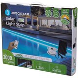 Aigostar LED prigušiva solarna traka LED/20W/3,2V 20 m 6500K IP65 + daljinski upravljač | Eponuda.com
