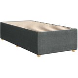 vidaXL Krevet s oprugama i madracem tamnosivi 90 x 190 cm od tkanine | shoptok.hr