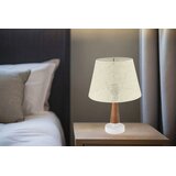 Opviq Stona lampa 302 Hazeran, 60 W, 43 cm, Bela Cene