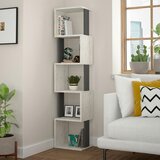 Livetastic Knjižna Omara Piri, Sivobela, Antracit | Shoptok.si