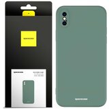 Spacecase SILIKONSKI OVITEK ZA IPHONE X XS TEMNO ZELEN ANTI-SHOCK, (21962262) | Shoptok.si