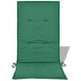  Jastuci za vrtne stolice 4 kom zeleni 120x50x3 cm od tkanine | shoptok.hr