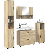 vidaXL Set namještaja za kupaonicu 4 pcs sonoma hrast 30 x 35 x 192 cm | shoptok.hr