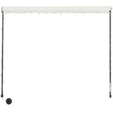 Tenda na uvlačenje s LED svjetlima 350 x 150 cm krem | shoptok.hr