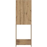 vidaXL Omara za pralni stroj artisan hrast 64x25,5x190 cm | Shoptok.si