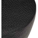  Stolić za kavu od čekićanog aluminija Ø 50 x 30 cm crni | shoptok.hr