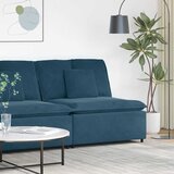  Modularna sofa s jastucima plava 100 cm - Plava Središnja sofa | shoptok.hr