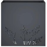  Vrtna saksija Antracit 50 x 30 x 49 cm Čelična vrata - Antracit 50 x 30 x 49 cm 1 | shoptok.hr
