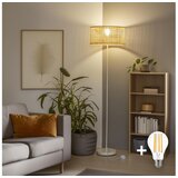  Brilagi - LED stojeća lampa CERIA 1xE27/40W/230V prečnik 25 cm bambus/bela | Eponuda.com