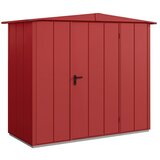 EcoStar Spremište Elegant-S Tip 1 (Vanjska širina uklj. krovni prevjes: 258,8 cm, Vanjska dubina uklj. krovni prevjes: 121,3 cm, Crvena, Jedna vrata) | shoptok.hr