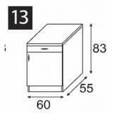 Boxxx KUHINJSKA SPODNJA OMARICA | Shoptok.si