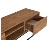 Kalune Design TV komoda u dekoru oraha u prirodnoj boji 140x50 cm Rodez – | shoptok.hr