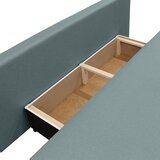 P & B ZOFA S POSTELJNO FUNKCIJO, meta zelena tekstil | Shoptok.si