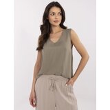 Sublevel Blouse-D73761M11218A-khaki | Shoptok.si