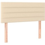  Krevet s oprugama i madracem krem 90 x 200 cm od tkanine | shoptok.hr