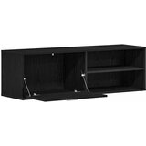 TV ormarić crni hrast 120x34x37 cm inženjerski drvo | Eponuda.com