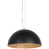 QAZQA Industrijska viseča svetilka črna z zlatom 50 cm - Magna Cene