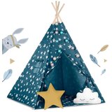  Teepee šator za djecu s nukido svjetlima - plavi | shoptok.hr