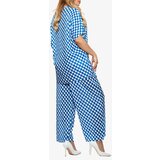 Resti Blue women's pleated patterned set - Clothing | Eponuda.ba