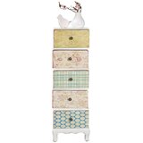Landscape komoda, roza, bela, svetlo modra, svetlo zelena, svetlo rumena | Shoptok.si