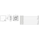 Vortice kopalniški aksialni ventilator punto evo flexo mex 120/5 ll 1S t (11334) | Shoptok.si