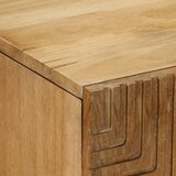  Komoda od 3 komada smeđa 60x33x75 cm Puno drvo Mango Slike
