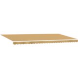 vidaXL Ručna uvlačiva tenda Višebojno prugasta 600x300 cm | shoptok.hr