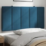 vidaXL Vzglavna stranica modra 100 cm žamet, (21059198) | Shoptok.si