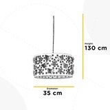 Lesnina XXXL VISEČA NIHALNA SVETILKA 35/35/130 cm E27 | Shoptok.si