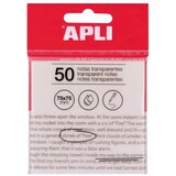 Apli Samolepilni indeks lističi, plastični 50 kos, prozorni, (21221277) Cene