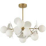  Brilagi - Luster na šipci BALMO 8xG9/9W/230V prečnik 60 cm zlatna/bela | Eponuda.com