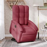Maison Chic Električni naslanjač - Relax naslanjač s funkcijo vstajanja vinsko rdeč, (22062577) | Shoptok.si