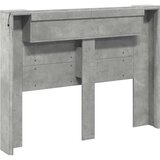  Uzglavlje Betonski sivi 140 x 16,5 x 103,5 cm Konstruirano drvo | shoptok.hr
