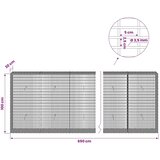  Gabion s žicom debljine 3 5 mm i mrežom 5x2 5 cm 650x30x100 cm - 30 cm 100 cm 650 cm | shoptok.hr