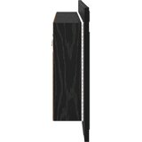  Kupaonski ormar s ogledalom Zidne Crni hrast 80 x 12 x 45 cm | shoptok.hr