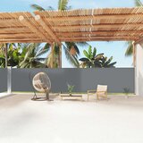 vidaXL Uvlačiva bočna tenda antracit 160 x 1200 cm | Eponuda.com