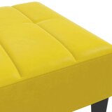  Tabure žuti 77x55x31 cm baršunasti - Žuta 1 | shoptok.hr
