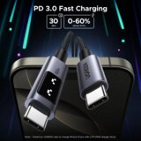 Ugreen Uno USB-C na USB-C polnilni kabel 100W, 3M | shoptok.hr