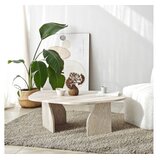 Hanah home Klub sto Rock, 105x35x65 cm, Krem | Eponuda.ba