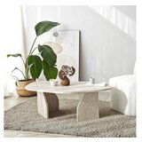 Hanah home sto za dnevnu sobu rock travertine