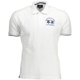 La Martina MEN&#39;S WHITE SHORT SLEEVED POLO SHIRT Cene