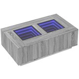  Stolić s beskonačnim LED svjetlima boja hrasta 116x69x40 cm | shoptok.hr