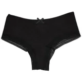 basic set gaćica brasiliana sa čipkom crne