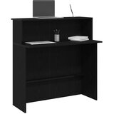  Recepcijski stol crni 100x50x103,5 cm izrađeno drvo | shoptok.hr