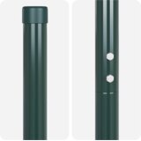 vidaXL Ograde 2 pcs Zelena 210 cm Čelik s praškastim premazom | shoptok.hr