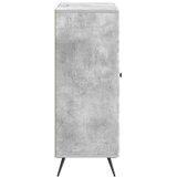  Strani šal Betonsko siva 66 x 34,5 x 90 cm Inženirski les, (5000217449) | Shoptok.si