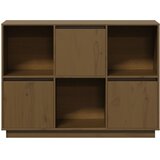  Komoda smeđa boja meda 110,5x35x80 cm od masivne borovine | shoptok.hr