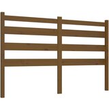  Posteljno vzglavje medeno rjavo 126x4x100 cm trdna borovina, (20646151) | Shoptok.si