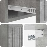  Noćni ormar s ladicama 2 pcs Betonska siva 49 x 34,5 x 20 cm | shoptok.hr